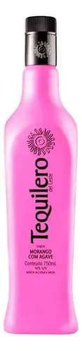 Licor Creme De Tequila Com Morango Tequilero rosa pink 750ml