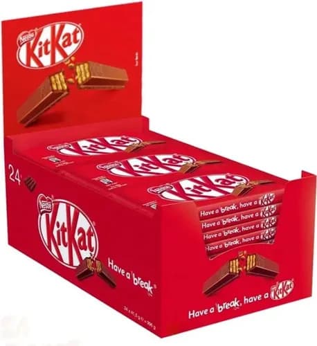 Kit Kat Chocolate Ao Leite 41,5g Caixa C/24 Unidades Nestlé