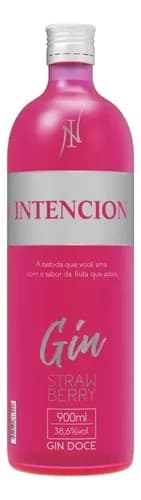 Gin Intencion Doce 900 Ml Morango