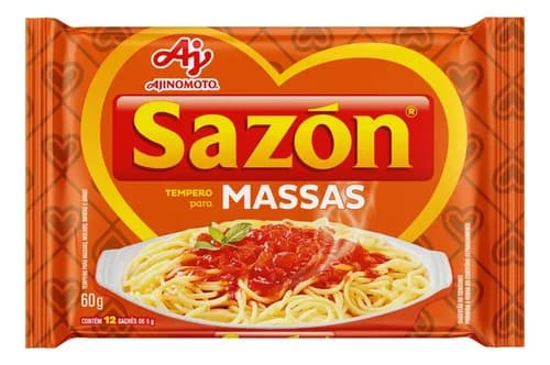Tempero Para Massas Sazón Pacote 60g 12 Unidades
