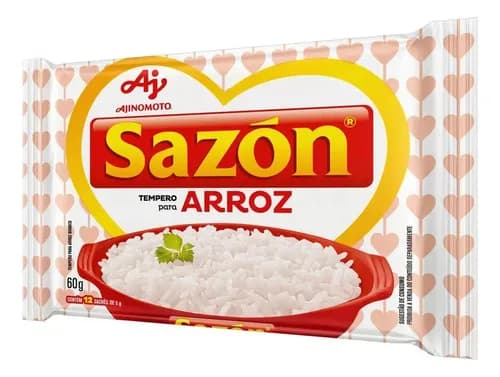 Tempero Em Pó Para Arroz 60g Sazón