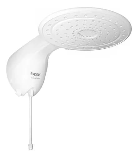 Chuveiro Eletrônico Zagonel Optima 7700w 220v Branco Com Ajuste Gradual 7.7 Kw